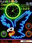 Download mobile theme eagle clock