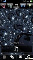 Download mobile theme BLACK WATER DROPS