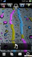 Download mobile theme COLOURFUL DROPS THEME