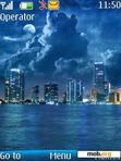 Download mobile theme Amazing Lights on City with tone