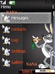 Download mobile theme Bunny  Clock