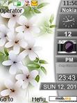 Download mobile theme Flower clock