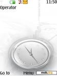 Download mobile theme Gray clock