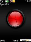 Download mobile theme Red clock