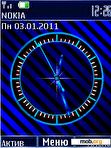 Download mobile theme Analog clock anim