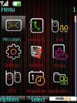 Download mobile theme Black Dash Clock