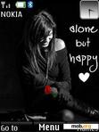 Скачать тему Alone But Happy