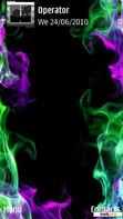 Download mobile theme Colourful Smoke By ACAPELLA