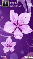 Download mobile theme Purple Flowers By ACAPELLA