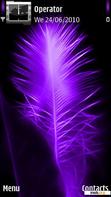 Download mobile theme Purple Feather By ACAPELLA