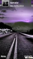 Download mobile theme Purple Road By ACAPELLA