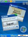 Скачать тему Windows 7 Facebook Myspace