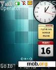 Download mobile theme Vista Clock