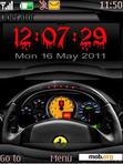 Download mobile theme Blood auto clock