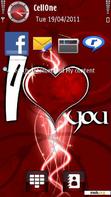 Download mobile theme i love u