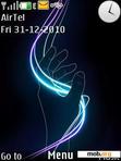 Download mobile theme Nokia lightning hand