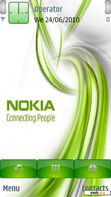 Download mobile theme greenNokia