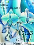 Download mobile theme Turquoise Orchid