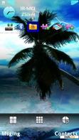 Download mobile theme Tropical Lightning Island