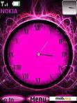 Download mobile theme Pink Clock