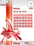 Download mobile theme Red Calendar