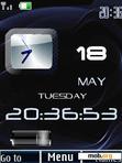 Download mobile theme clock date battery