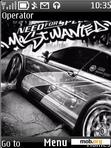 Download mobile theme Nfs Black & White