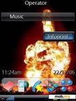 Download mobile theme Fire Hand