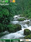 Download mobile theme rain on river