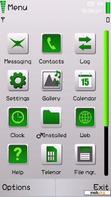 Download mobile theme Green and White