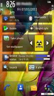 Download mobile theme Orange Tsunami Homescreen