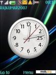 Download mobile theme Vista Style Clock