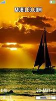 Download mobile theme Sailing sunset