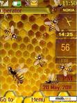 Download mobile theme Bees and honey