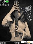 Download mobile theme Girls and guitar _ anim