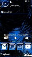 Download mobile theme black blue 2