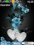 Download mobile theme hearts & butterfly