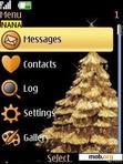 Download mobile theme Golden Tree Clock