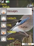 Download mobile theme Birds Clock