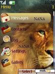 Download mobile theme Narnia lion Clock