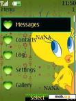 Download mobile theme Tweety Clock