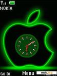 Скачать тему Apple Clock