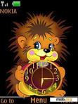 Download mobile theme Cartoon Clock