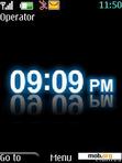 Download mobile theme Glow clock