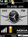 Download mobile theme Nokia Clock