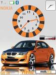 Download mobile theme Bmw Clock With Signal