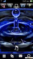 Download mobile theme BLUE WATER DROP