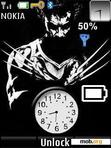 Download mobile theme Wolverine Clock