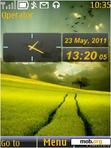 Download mobile theme S60 Nature Clock