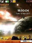 Download mobile theme 3d Space Clock